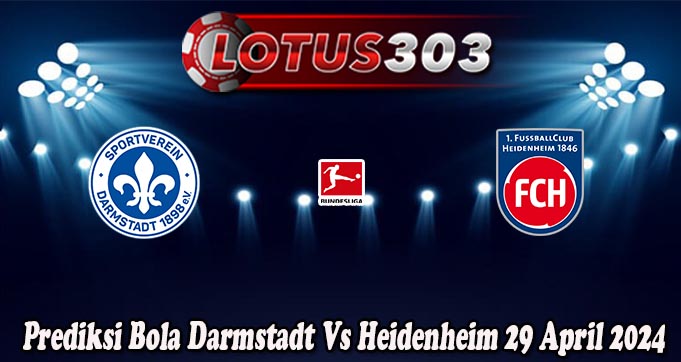 Prediksi Bola Darmstadt Vs Heidenheim 29 April 2024